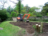 All Saints Barber Rooms Project 09 - Top soil being removed
