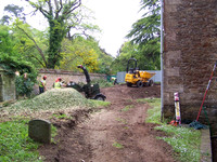 All Saints Barber Rooms Project 08 - Trees removed